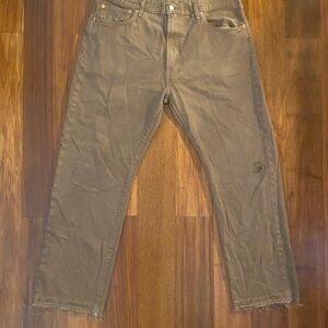 Levi's Men's Brown Straight Jeans